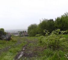 Vue du haut du lotissement, rue croix martin