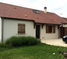 Fa&ccedil;ade de la maison lors de l'achat...