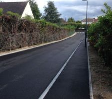 La rue am&eacute;nag&eacute;e.