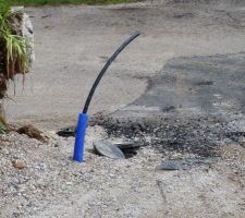 L'eau potable est arrivé, la facture d'eau usée (inutile à ce stade)aussi ne nous a pas raté!