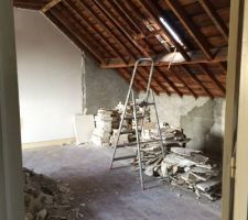 Etage cote jardin les résultats de la demolition