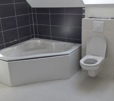 Pose WC tablier baignoire