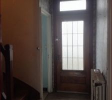 Vue de la porte d'entrée