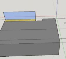 V1 : bastaing posé sur une équerre métallique, l?équerre est fixé sur un support isolé (STO ou autre). le garde-corps est fixé sur le bastaing.