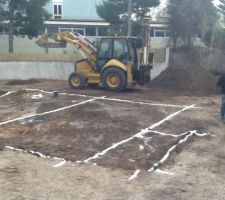 Implantation et fouille