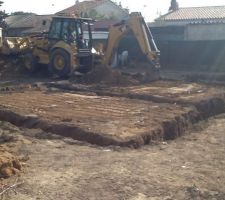 Implantation et fouille