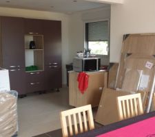Mise en place de la cuisine