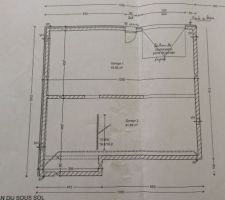 Plan finalisé du sous sol