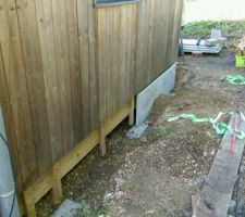 Finition arrière maison