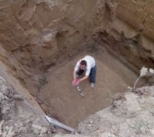Installation d une cuve a béton de 10000litres