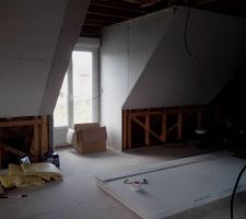 Debut placo 1er etage