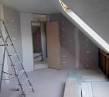 Debut placo 1er etage