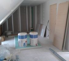 Debut placo 1er etage