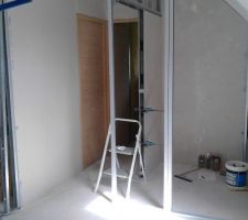 Debut placo 1er etage