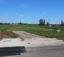 Débroussaillage et Viabilisation fini! En attente du début des travaux