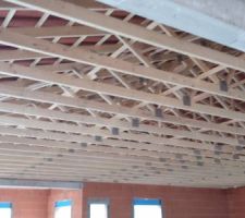 Charpente, couverte depuis !