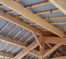 Suspente integra pour plafond sous rempant