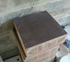 Carrelage des sde et salle de bain, 33x33, fusion moka.