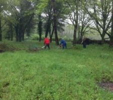 Les bucherons en action !