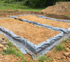 Étanchéité des fondations avec ferraillage