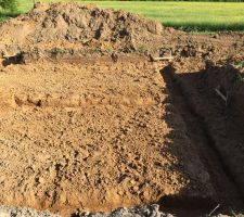 Les fondations sont creusées