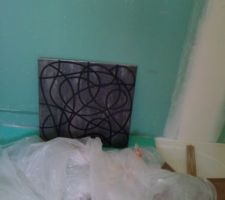 Voici le carrelage de la douche &agrave; l'Italienne...