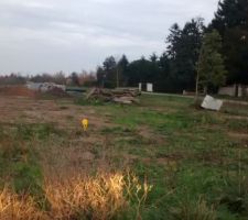 Terrain en cours de viabilisation