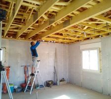 Démarrage des travaux intérieurs.