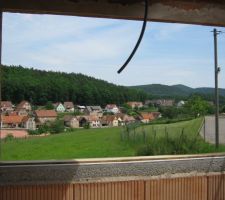 Vue limite panoramique de la cuisine