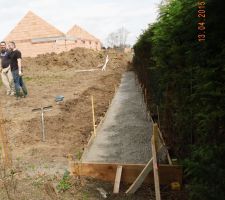 Coulage de fondation