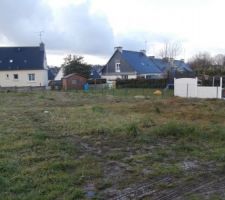 Voici le terrain, signature faite chez le notaire je suis vraiment chez moi...