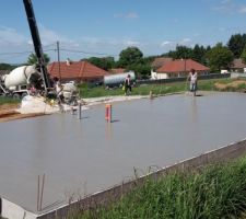 Coulage de la dalle en face terminale ;)