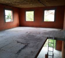 Premier étage, les chambres