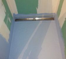 Sous couche Hydrophuge de la douche italienne