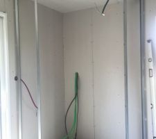 Réalisation d'un meuble tv en placo