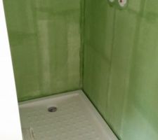 Pose du receveur et &eacute;tanch&eacute;it&eacute; des murs