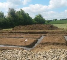 Accès chantier et terrassement