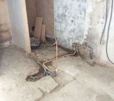 Rectification de chappe apr&egrave;s passage gaines elec et plomberie dans la cuisine