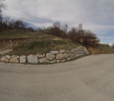 La suite de la partie sud du terrain, la bordure EST repr&eacute;sent&eacute;e par la ligne d'arbres