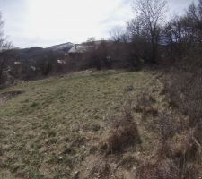 Emplacement de la maison vue ouest