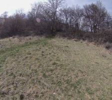 Emplacement maison vue nord