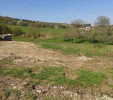 Implantation de la maison et d&eacute;but de la viabilisation