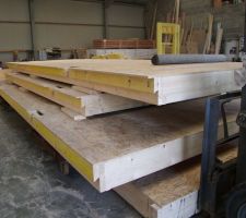 Les caissons du plancher du 1er