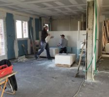 Cloisons rez de chauss&eacute;e