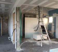 Cloisons rez de chauss&eacute;e