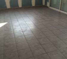 Tr&egrave;s bon boulot du carreleur, tout ce qu'on souhaitait