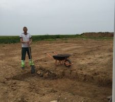 Pr&eacute;voir la futur terrasse....