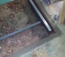 Pose &eacute;coulement en 50 mm