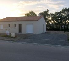 Futur extension a droit de la maison
