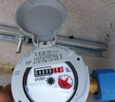 Le compteur d'eau a été posé, c'est la bonne surprise du jour